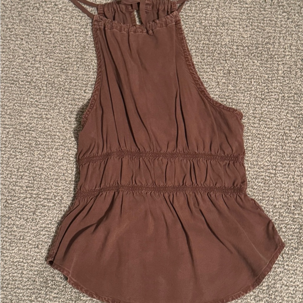 Cloth & Stone Rich Brown Sleeveless Top